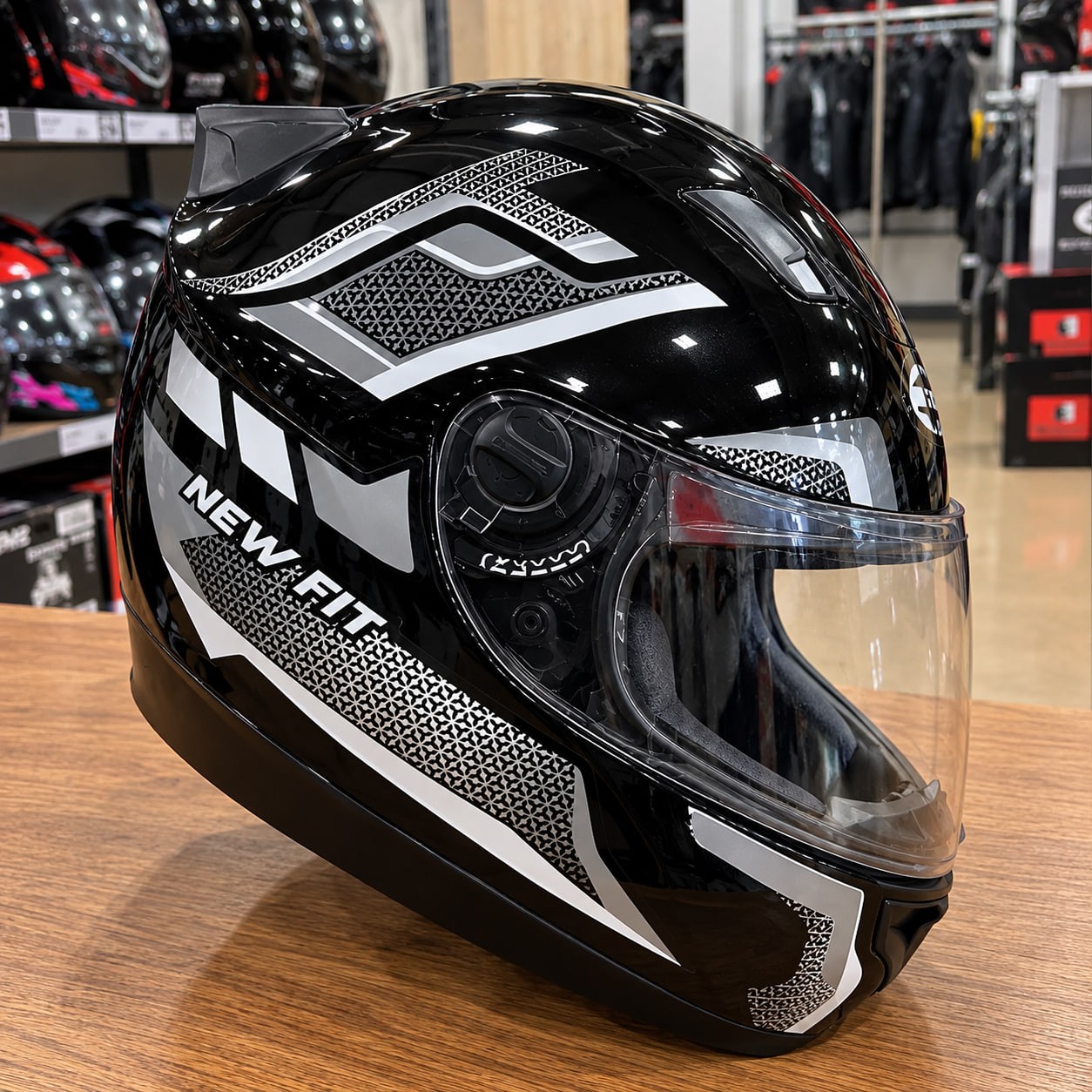 Capacete Moto Fechado Ebf New Fit Shift Preto/colores