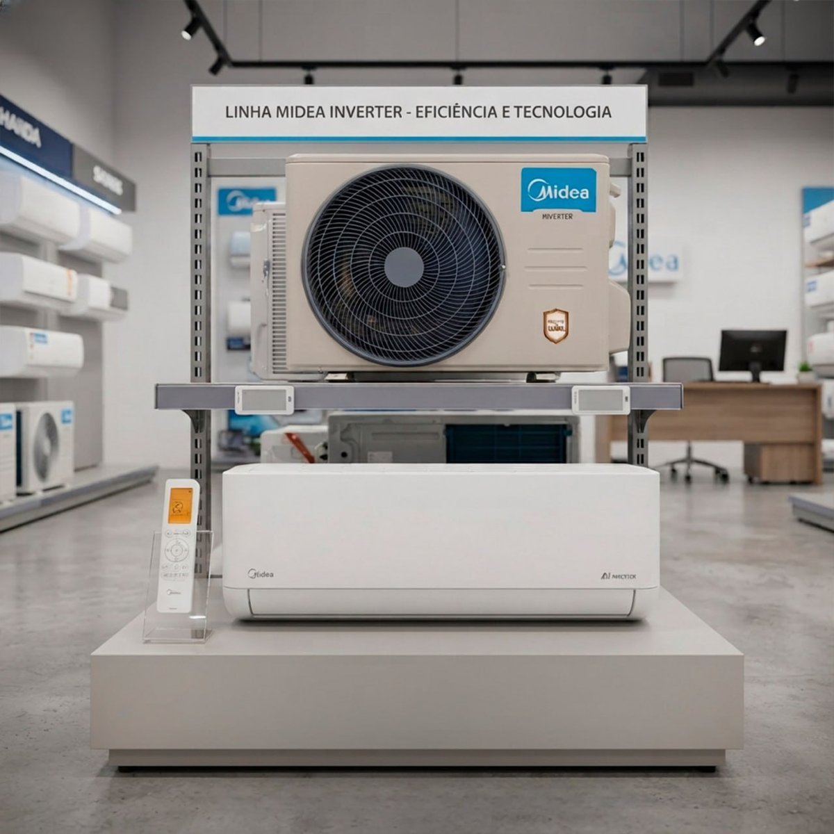 Ar Condicionado Split Inverter Midea Ai 12000 Btus Frio 127v
