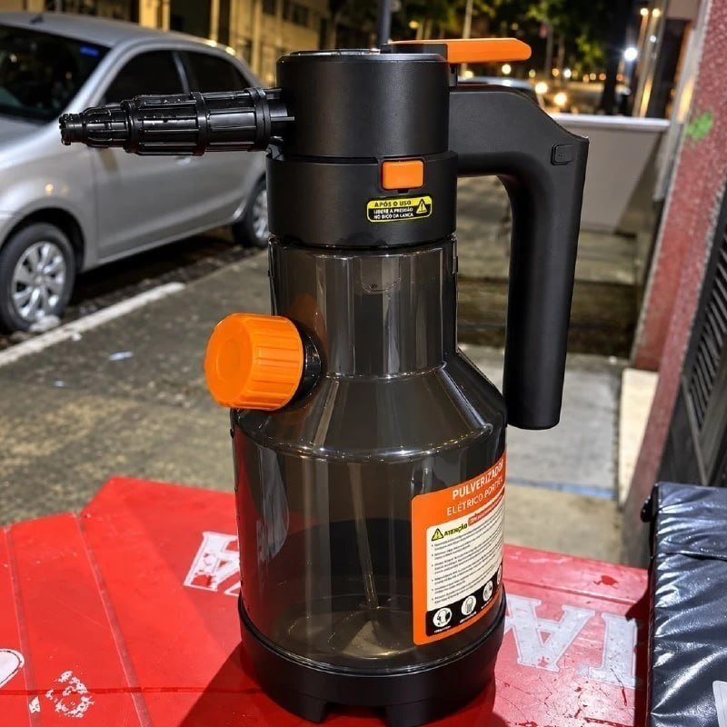 Pulverizador Elétrico Snow Foam Profissional p/ Limpeza Automotiva e Casa