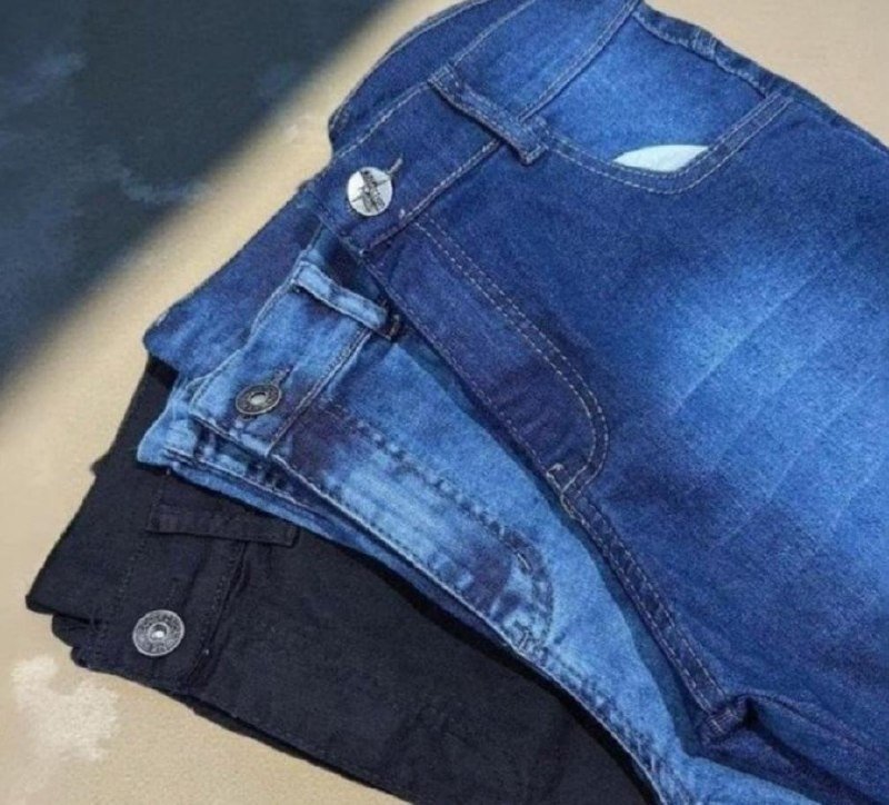👖 Kit 3 Calças Jeans Masculinas com Elastano