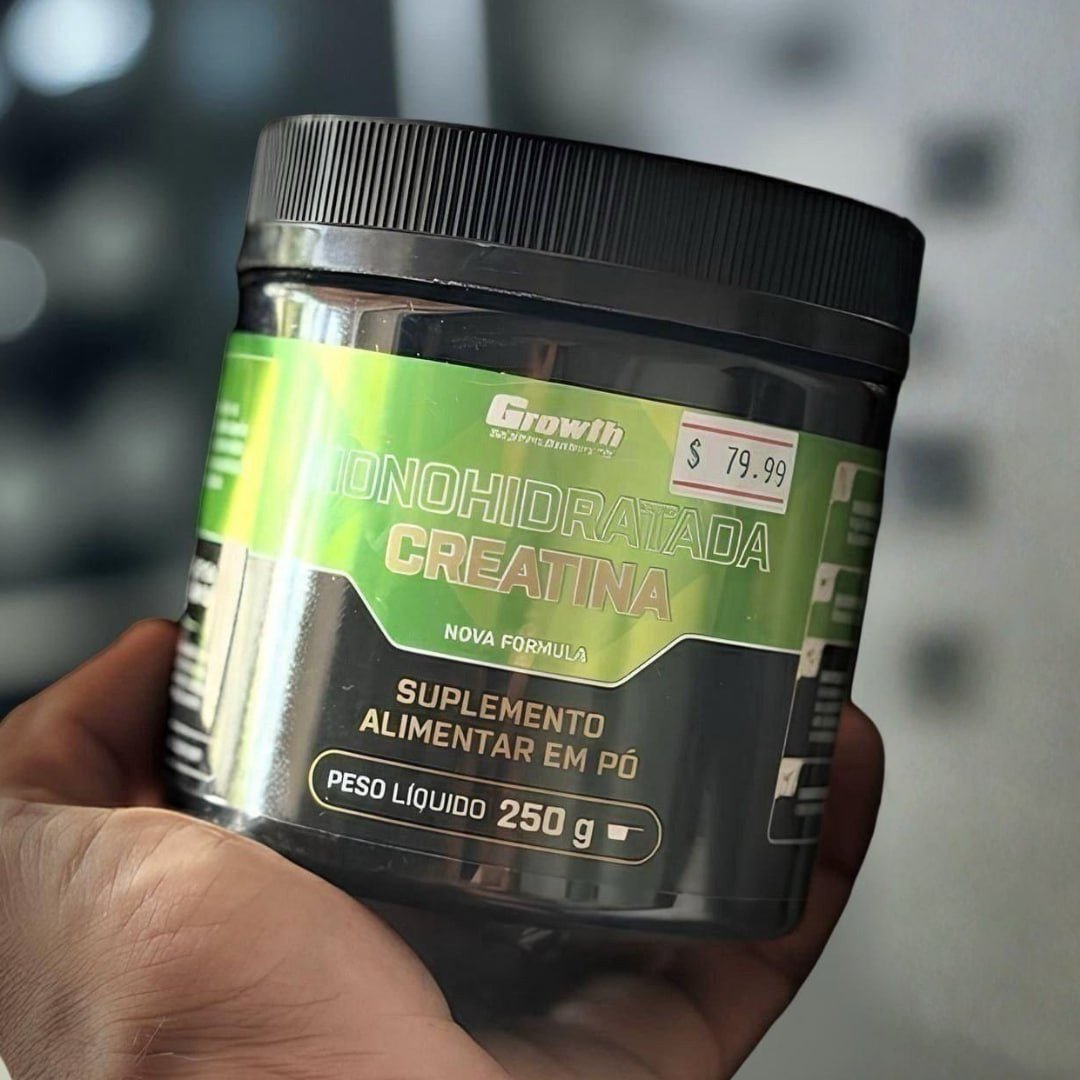 Creatina Growth Supplements Monohidratada em pó Sem sabor x 250g