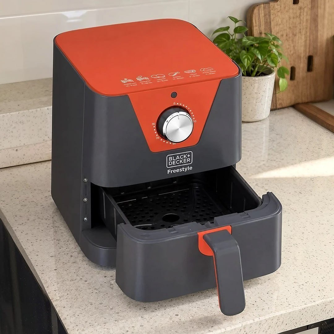 BLACK+DECKER Air Fryer, Fritadeira Elétrica 1,5L Modelo AFM2, 220V