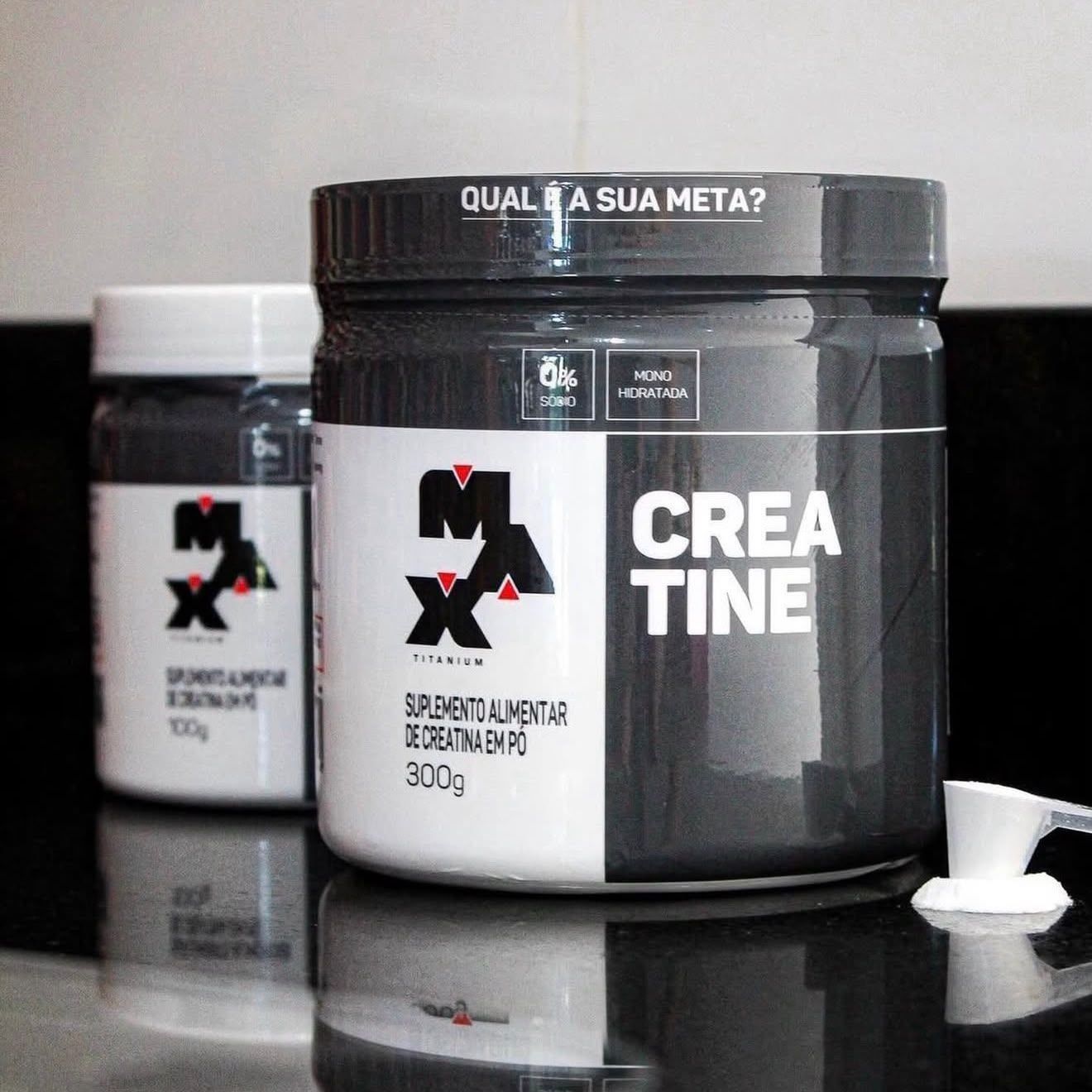 Kit 2 Creatina Max Titanium 300g