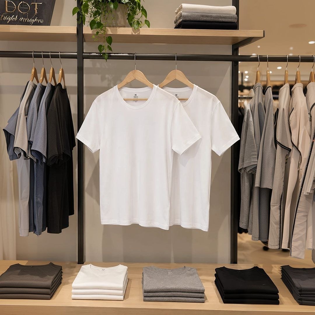 Kit Com 2 Camisetas Masculinas Básicas Slim Hering