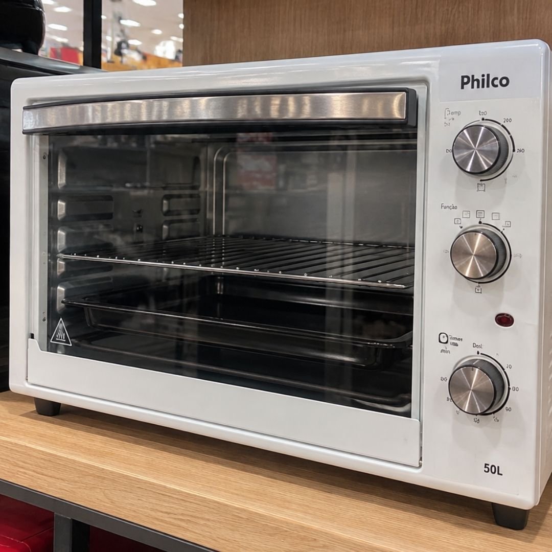 Forno Elétrico 50L Philco PFE52B Dupla resistência 220V