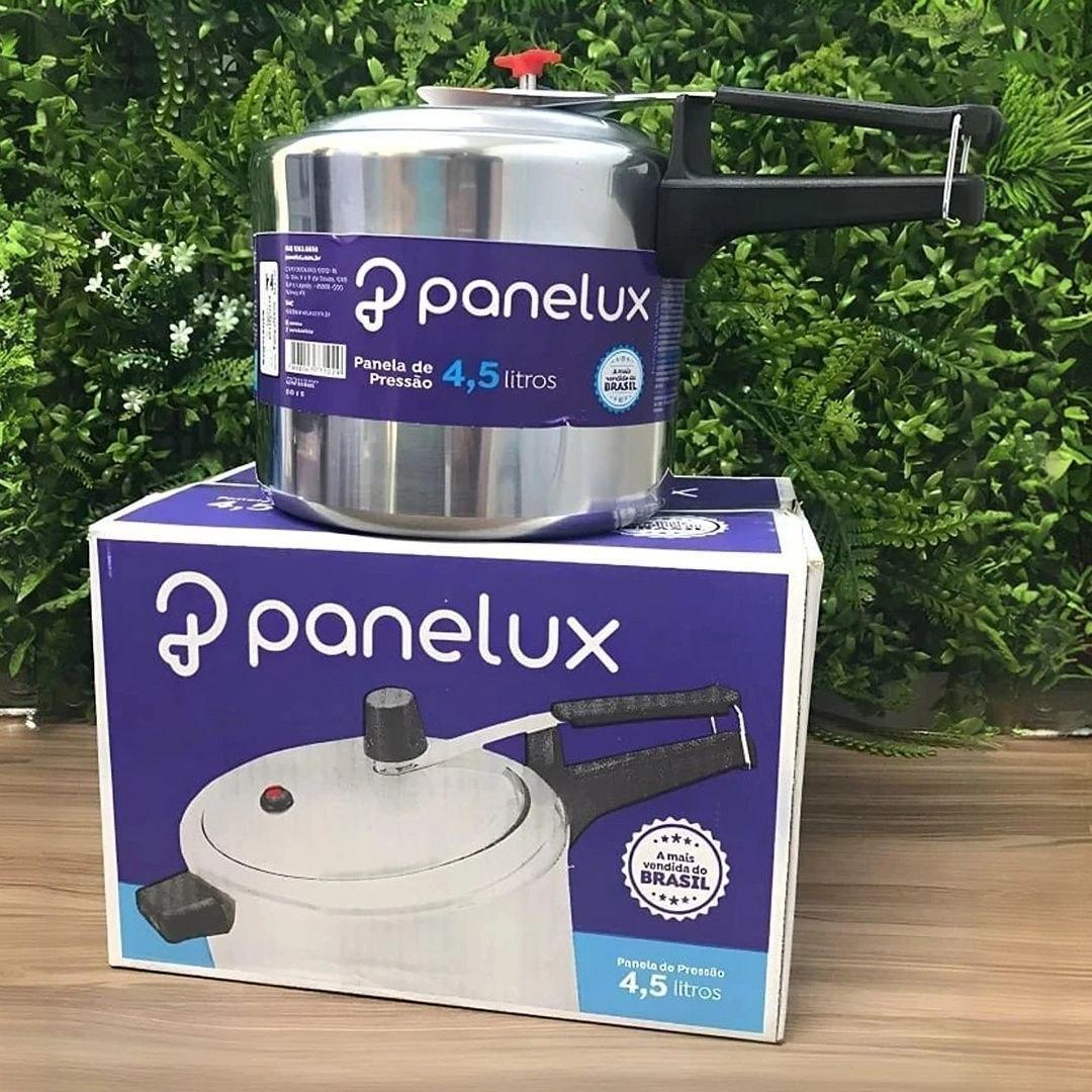 Panela De Pressão Classic Panelux Alumínio Polido 4,5 Litros Alumínio Polido