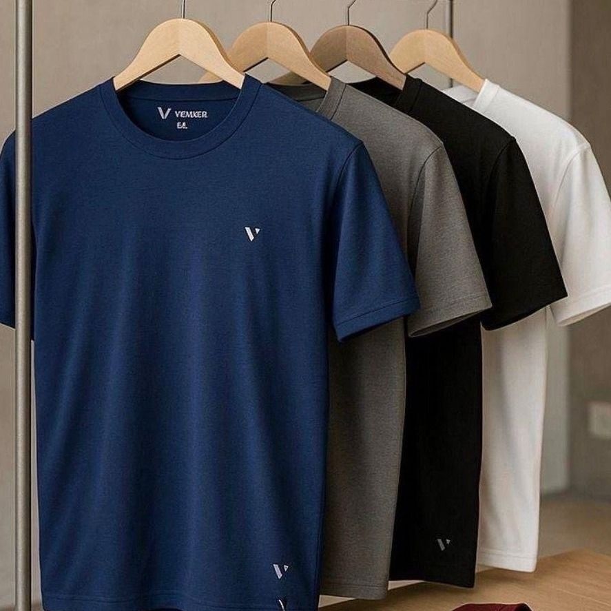 Kit 5 Camisas Camisetas Masculina Slim Voker 100% Original (P ao GG)