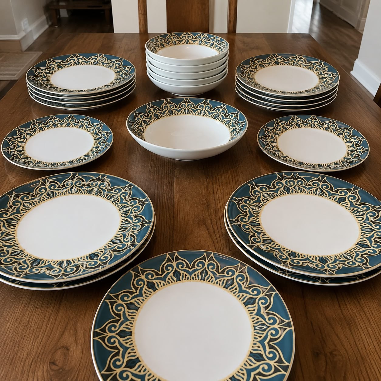 Aparelho De Jantar 18 Peças Oxford Flat Gálata