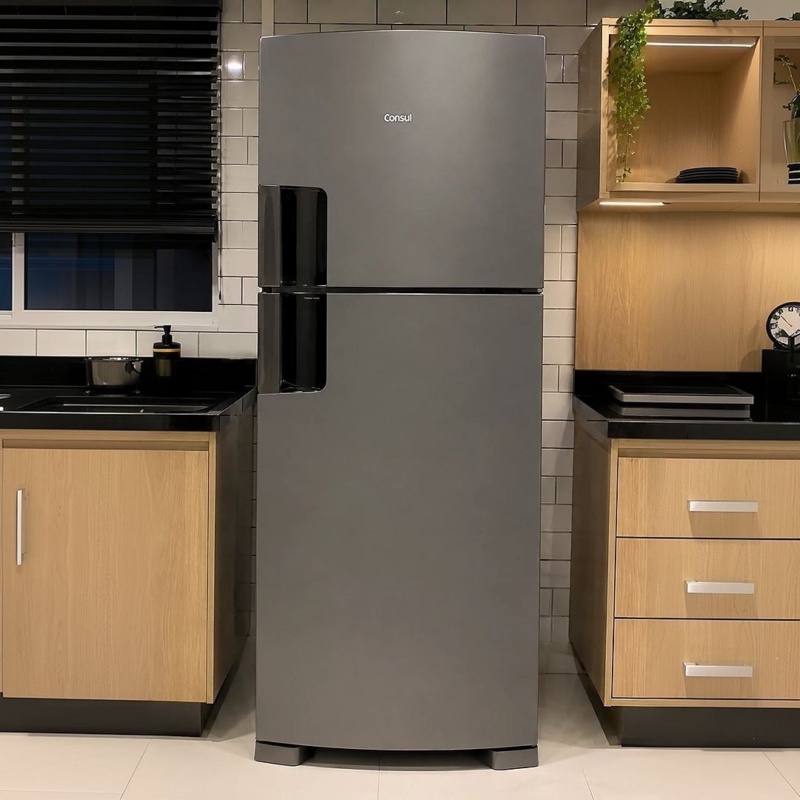 Geladeira Consul Frost Free 412 Litros Duplex Inox - CRM50MK 127V