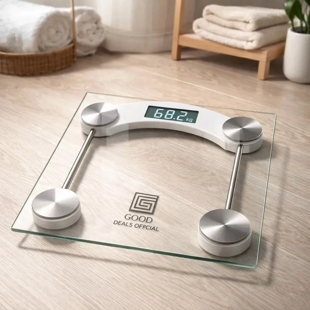 Balança Digital De Vidro Good Deals Oficial Até 180kg Portatil Corporal