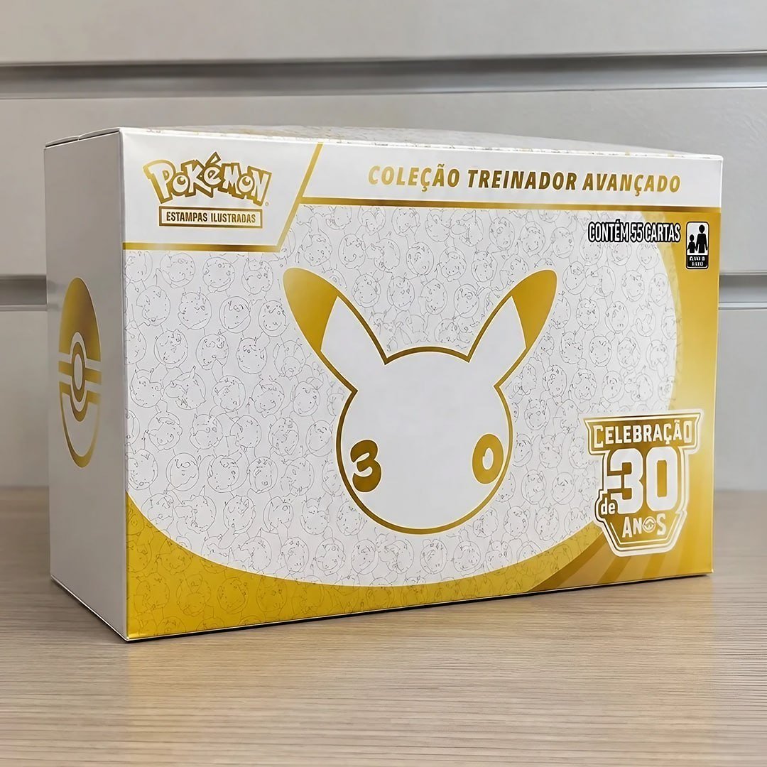 Pokémon TCG: 30th Celebration - Advanced Trainer Box PT-BR
