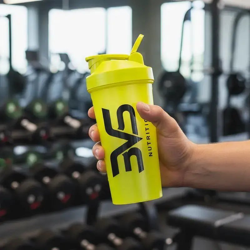 Coqueteleira / Shaker Amarelo - Academia 600ml - 3vs Nutrition
