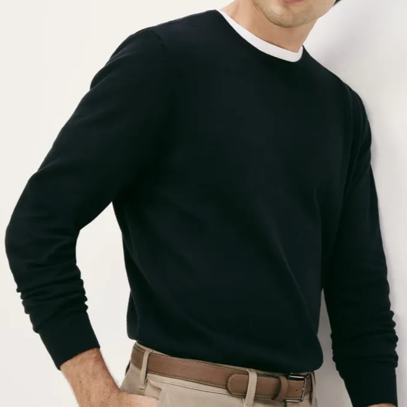 Blusão Básico Masculino Em Tricô De Algodão Hering (P ao XXG)