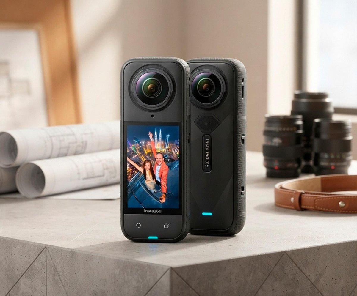 Câmera de Ação Insta360º X5 8K à Prova D'água ​