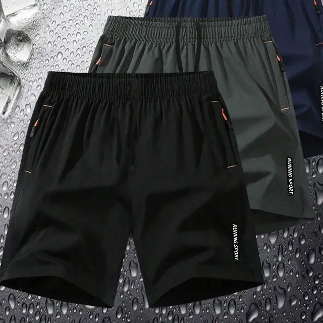 Kit 3 Shorts Esportivos Plus Size Masculino Secagem Rápida (P ao GGG)