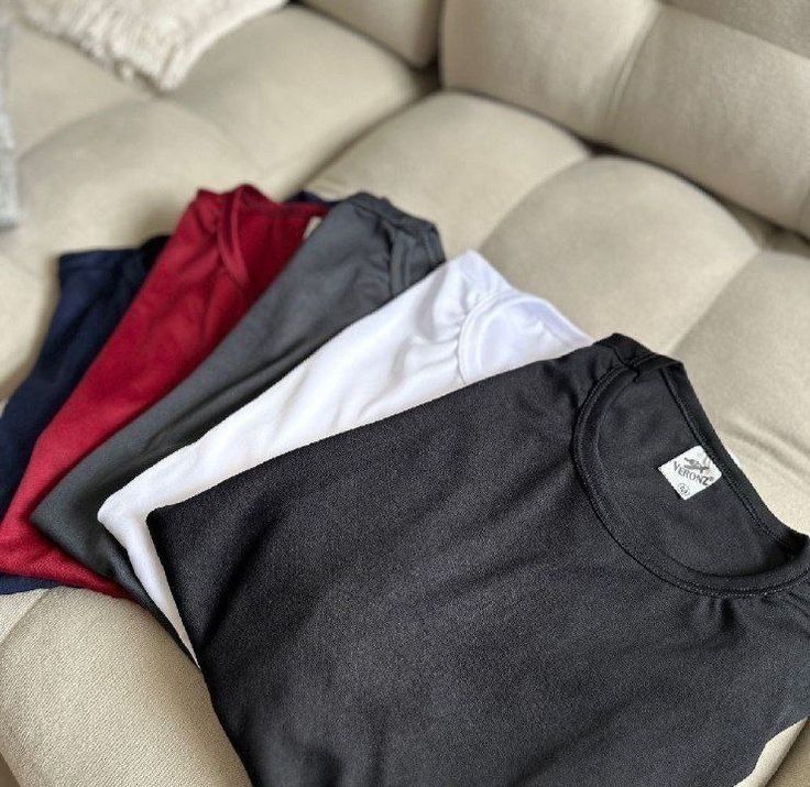 Kit com 5 Camisetas Básicas Dry Fit