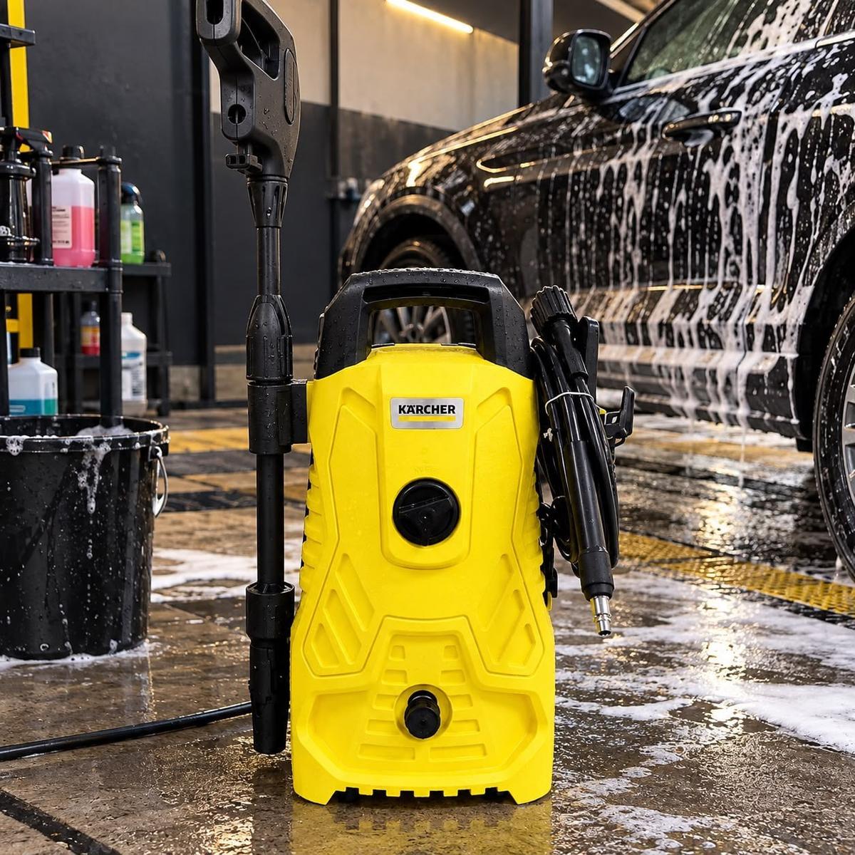 Lavadora de Alta Pressão Kärcher Compacta 1.500 PSI/Libras 1400W 300L/h