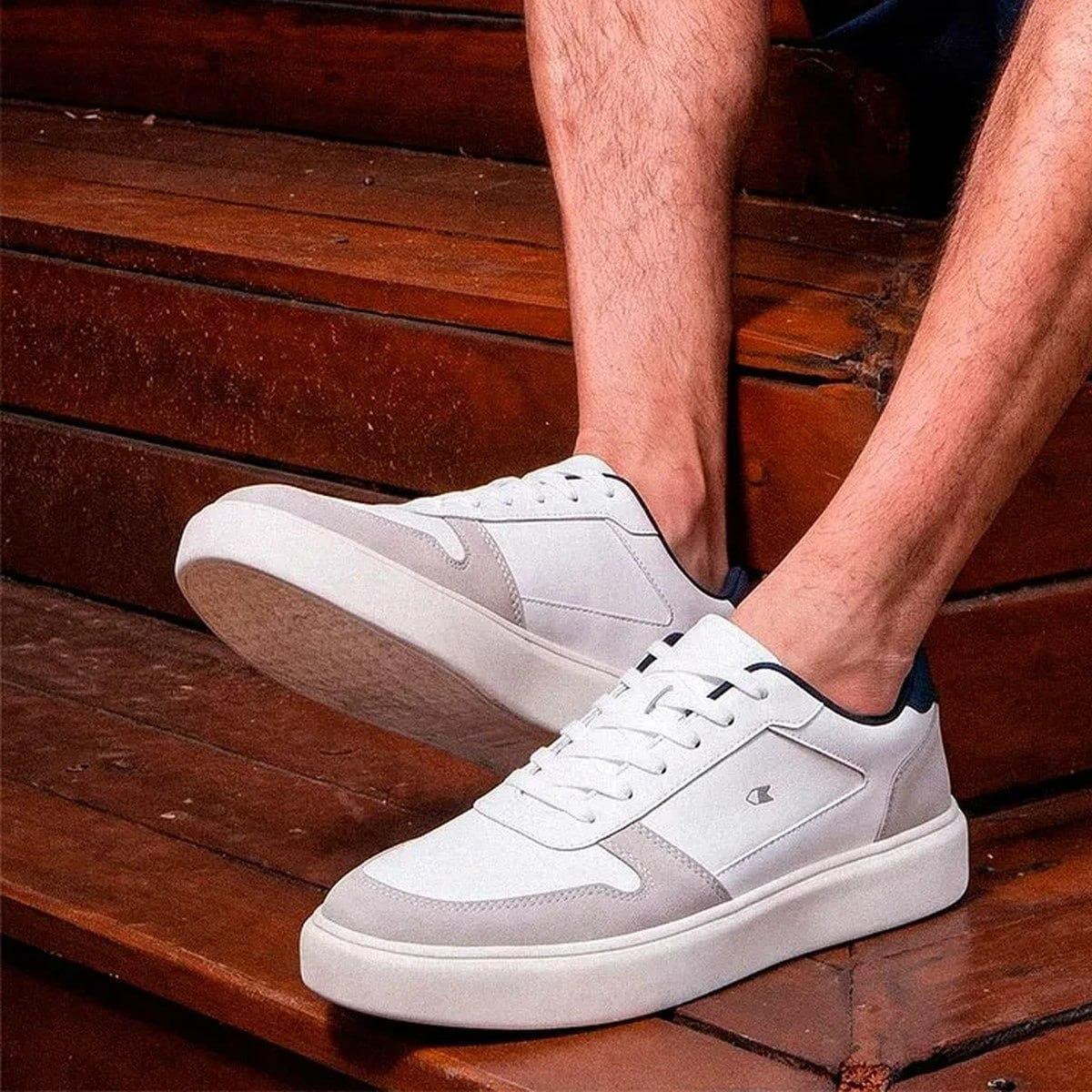 Tênis Masculino Sandrini Evoke Lite Branco Couro
