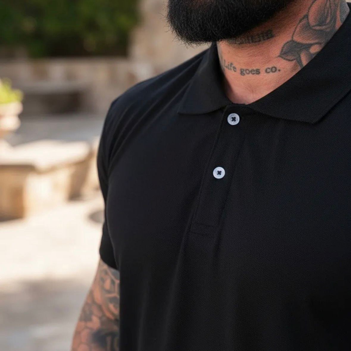 Camisa Polo Masculina Piquet Slim Manga Curta