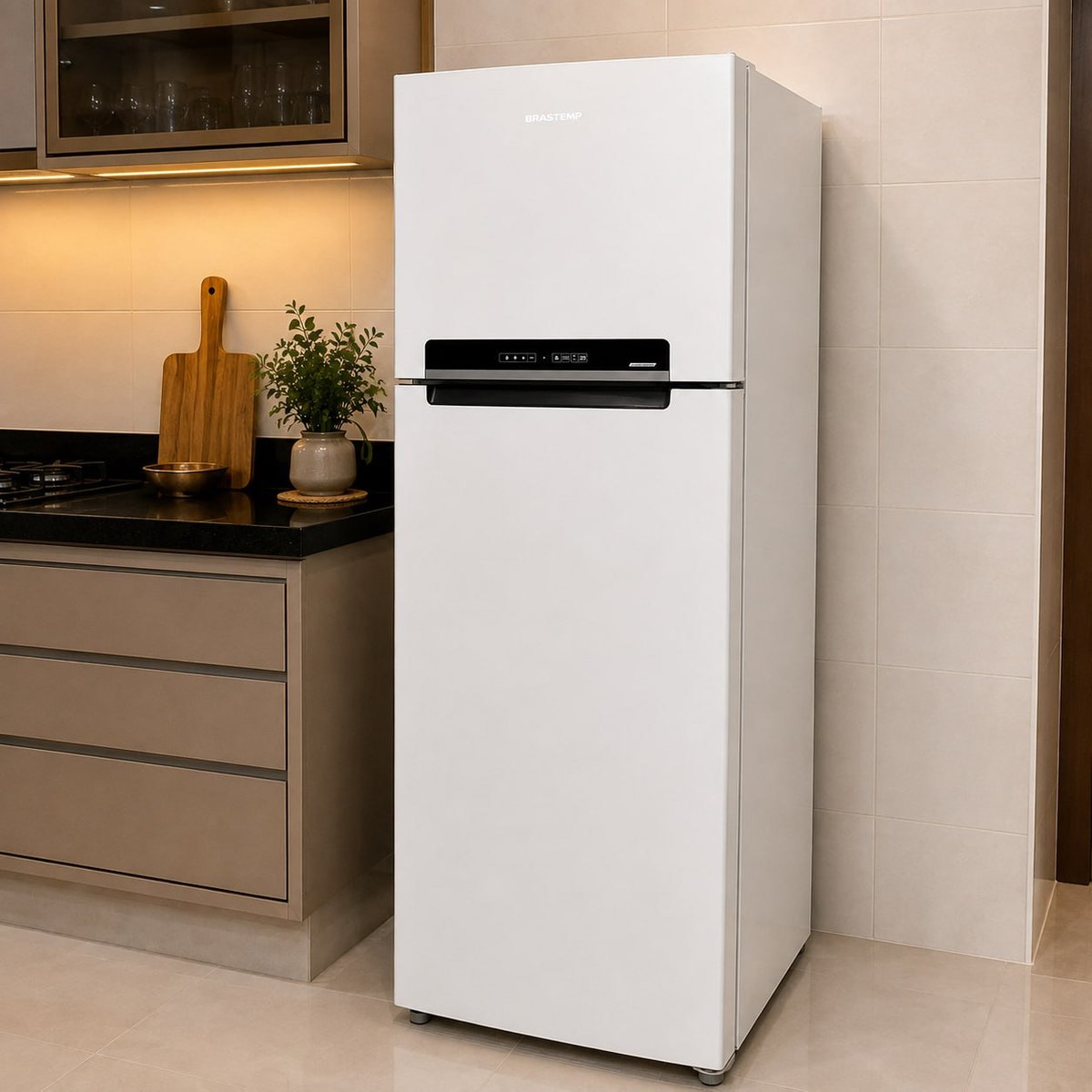 Geladeira/Refrigerador Midea Frost Free Duplex Branco 394L RT533