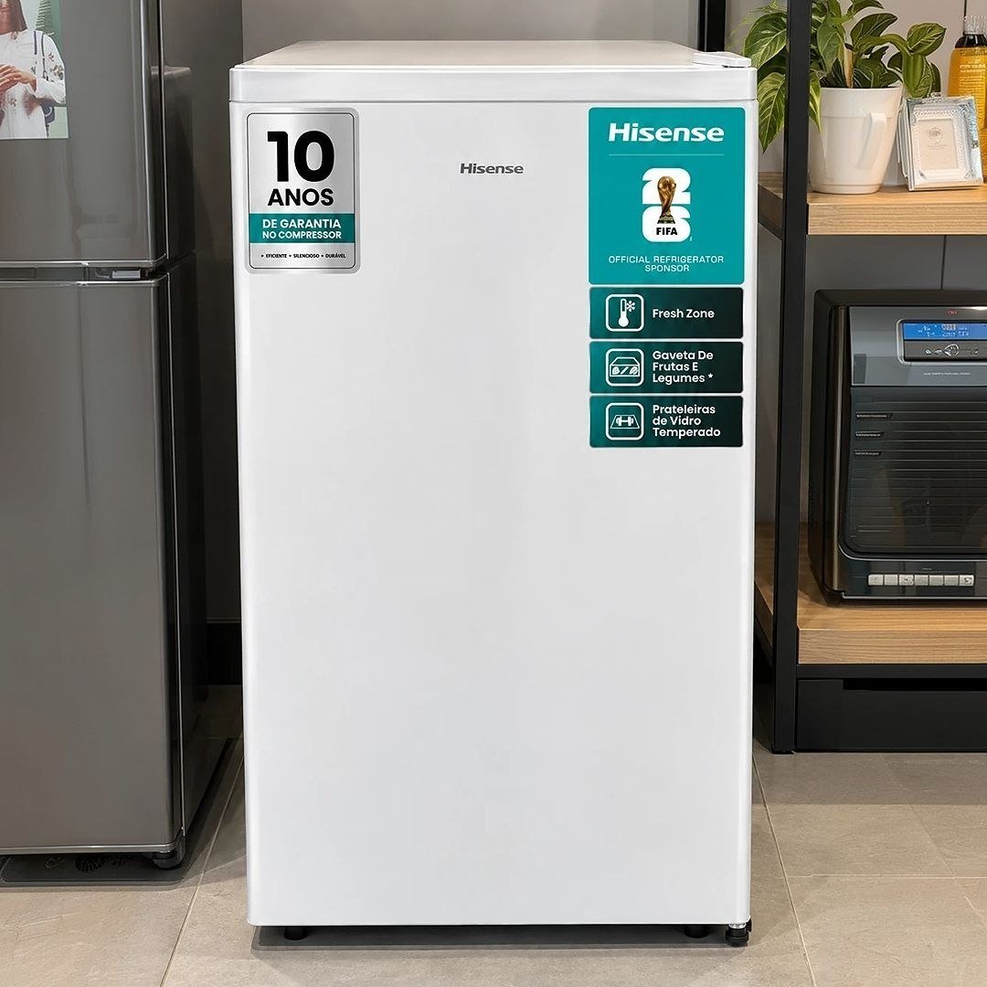 Frigobar Hisense 115 Litros Branco 1 Porta Rr157nw2a 220V