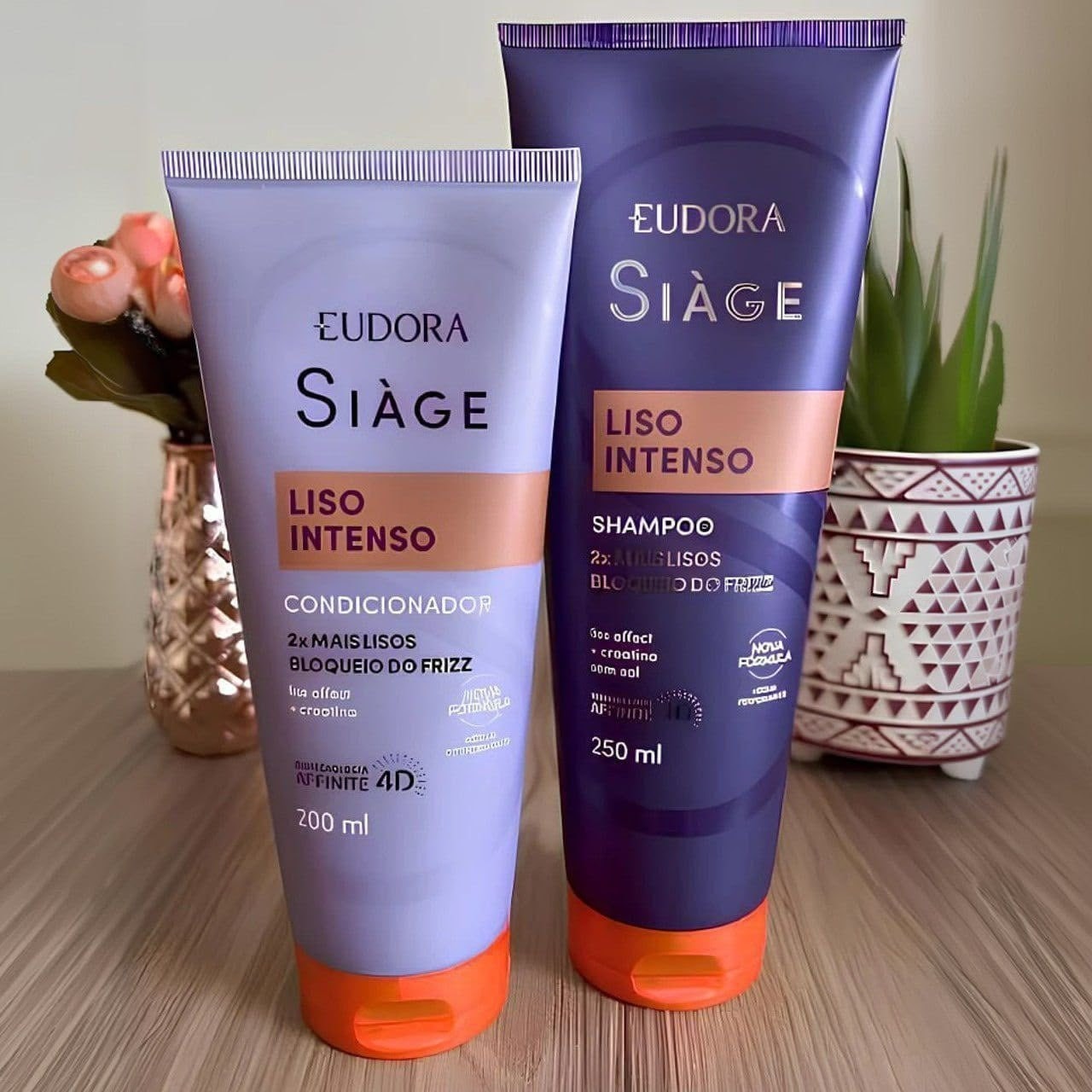 Eudora SIàge Promopack Shampoo/Condicionador Liso Intenso