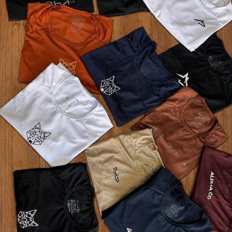 Kit 6 Camisetas Mais Procuradas Alpha (P ao GG)