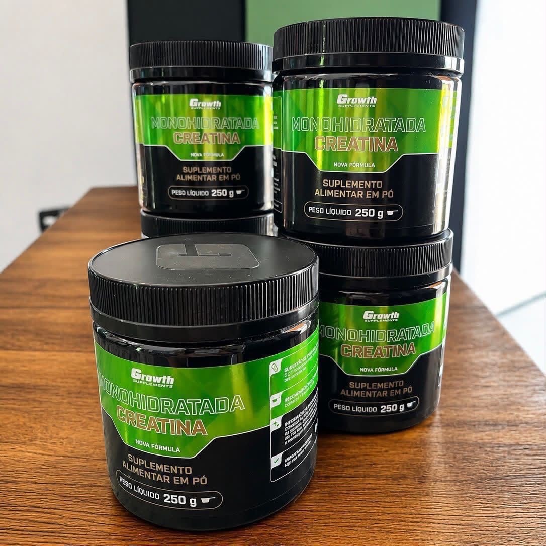 Creatina 100% Pura 250g Growth Supplements