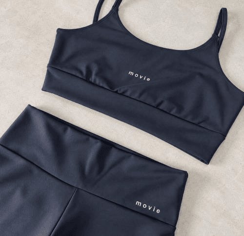Conjunto Fitness Feminino Academia Top E Calça Poliamida