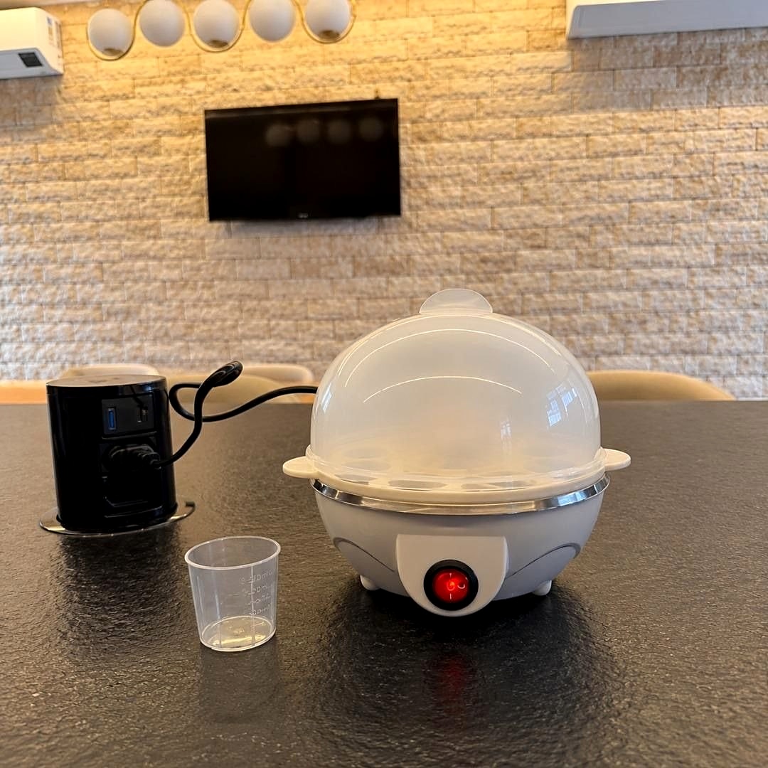 🥚 Cozedor Elétrico De Ovos A Vapor Portátil 220V