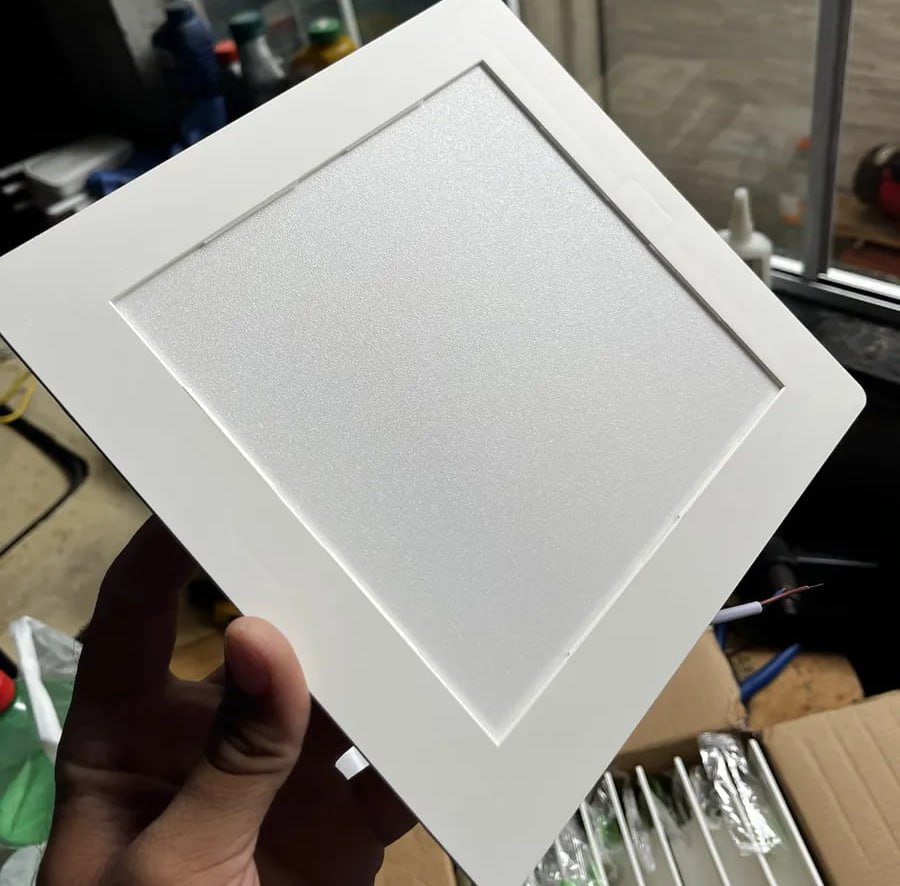 Kit 10 Painel led Plafon Embutir 18w 6500k Branco Frio 12cm 110v/220v