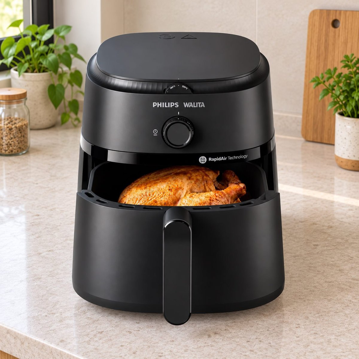 Fritadeira Airfryer Série 1000 Xl Na130/00 Preto 6,2L NA130/09
