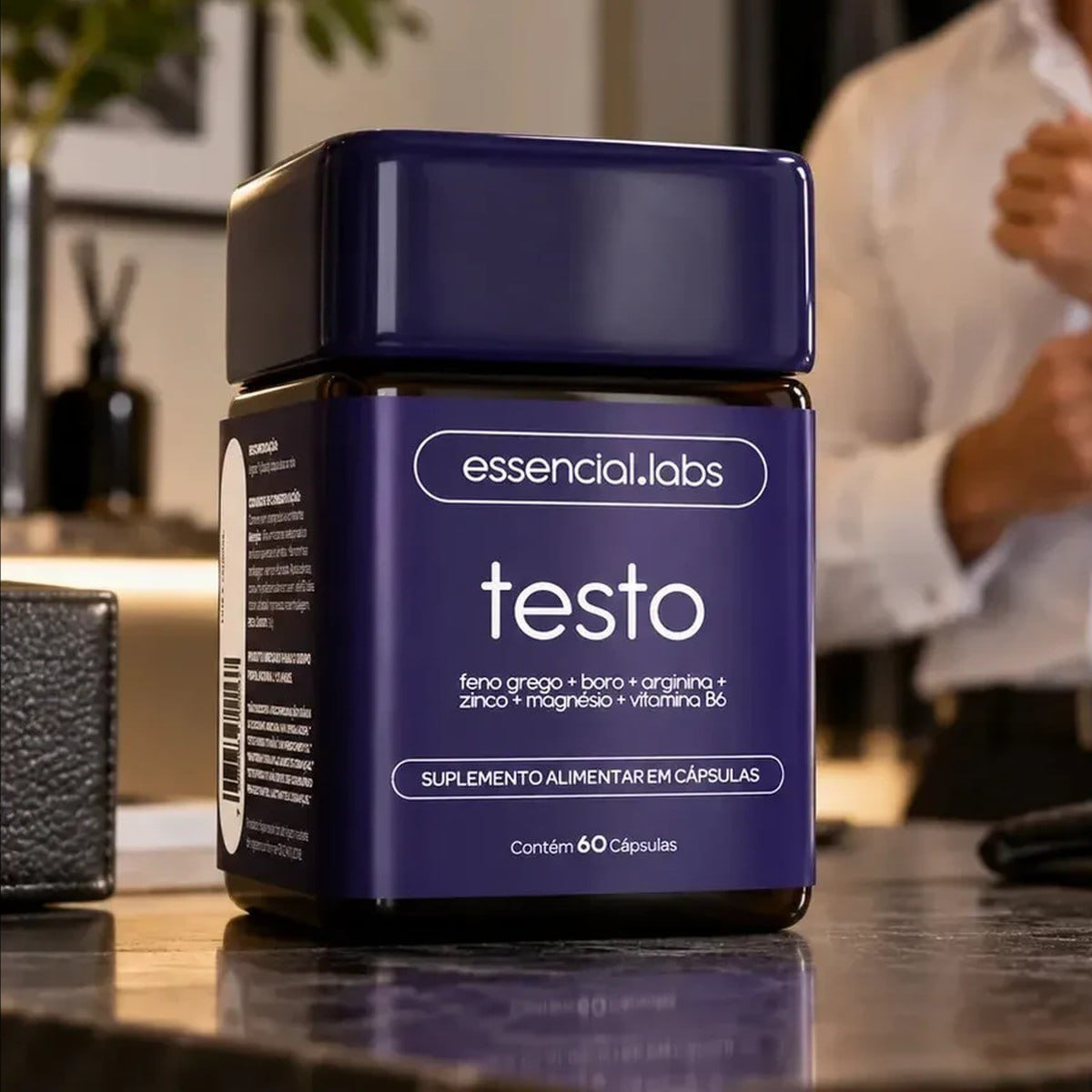 TESTO ESSENCIAL - Fórmula Exclusiva  Precursor da Testosterona