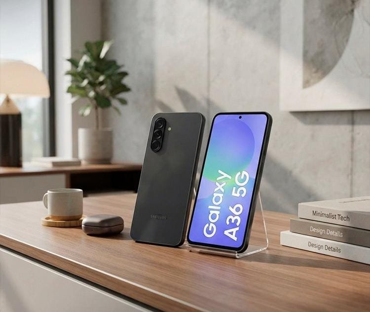 Smartphone Samsung Galaxy A36 5g 128gb 6gb Ram Câmera Tripla De Até 50mp Selfie De 12mp Ip67 Super Amoled 6.7 ​