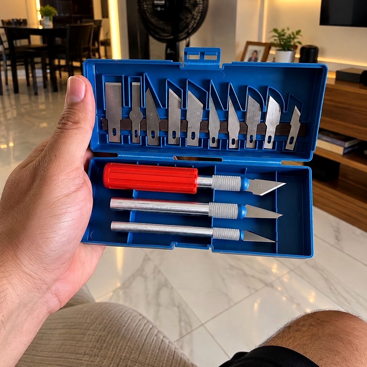 ✂️ Estojo Estilete Precisão 13 peças