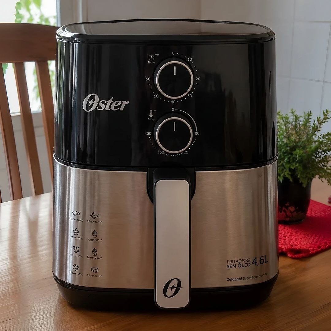 Fritadeira Sem Óleo Oster 127V - OFRT520, PRETO