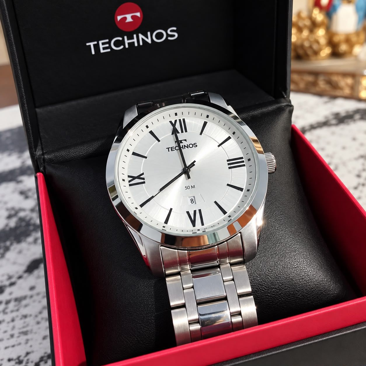 Relógio Technos Masculino Steel
