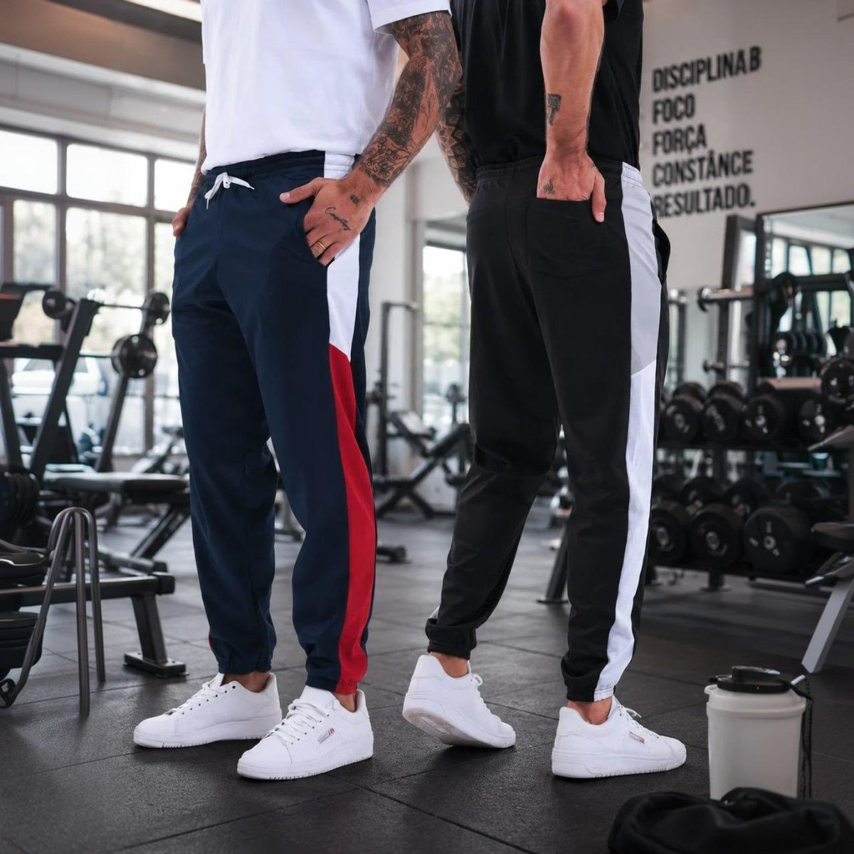 Kit com 2 Calça Moletom Academia Chimpa