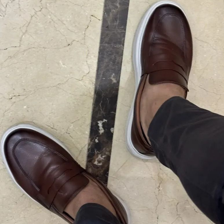 Sapato Loafer Masculino Mocassim Couro Casual Comfort Luxo (37 ao 46)