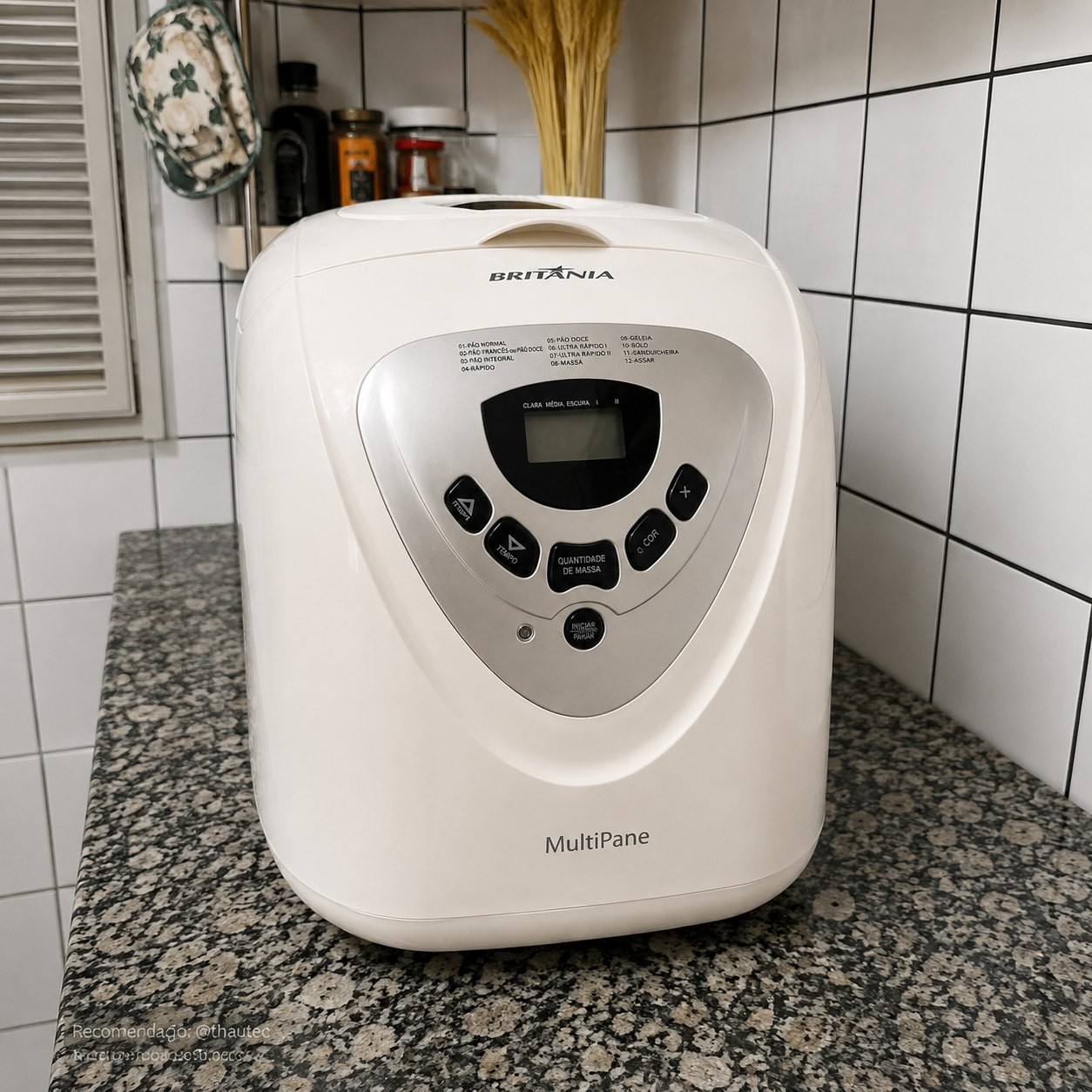 Panificadora Multipane Com 12 Programas E Potência De 550w Britânia