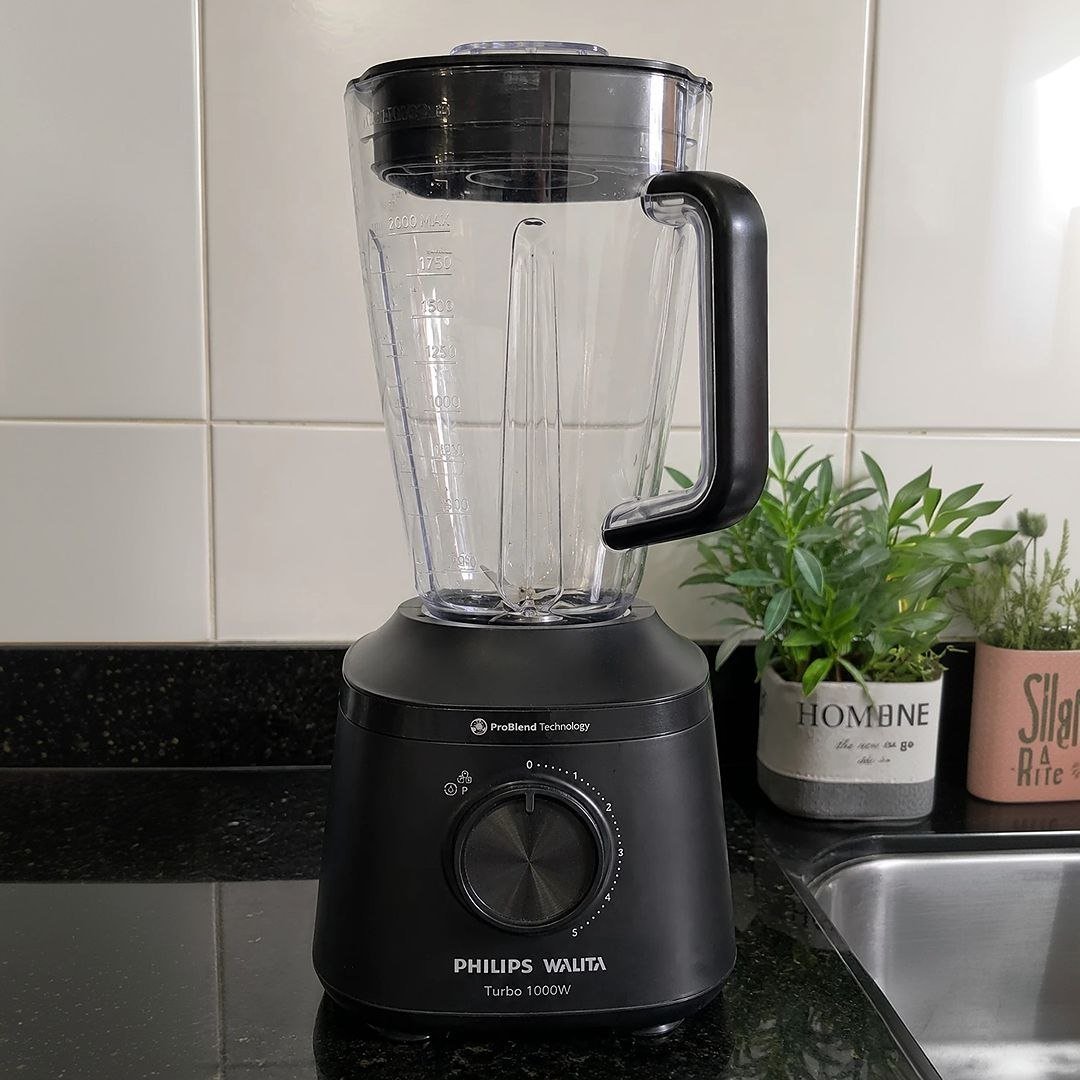Philips Walita, Liquidificador Série 3000 Turbo, 110V, Preto, 1000W - HR2270/91