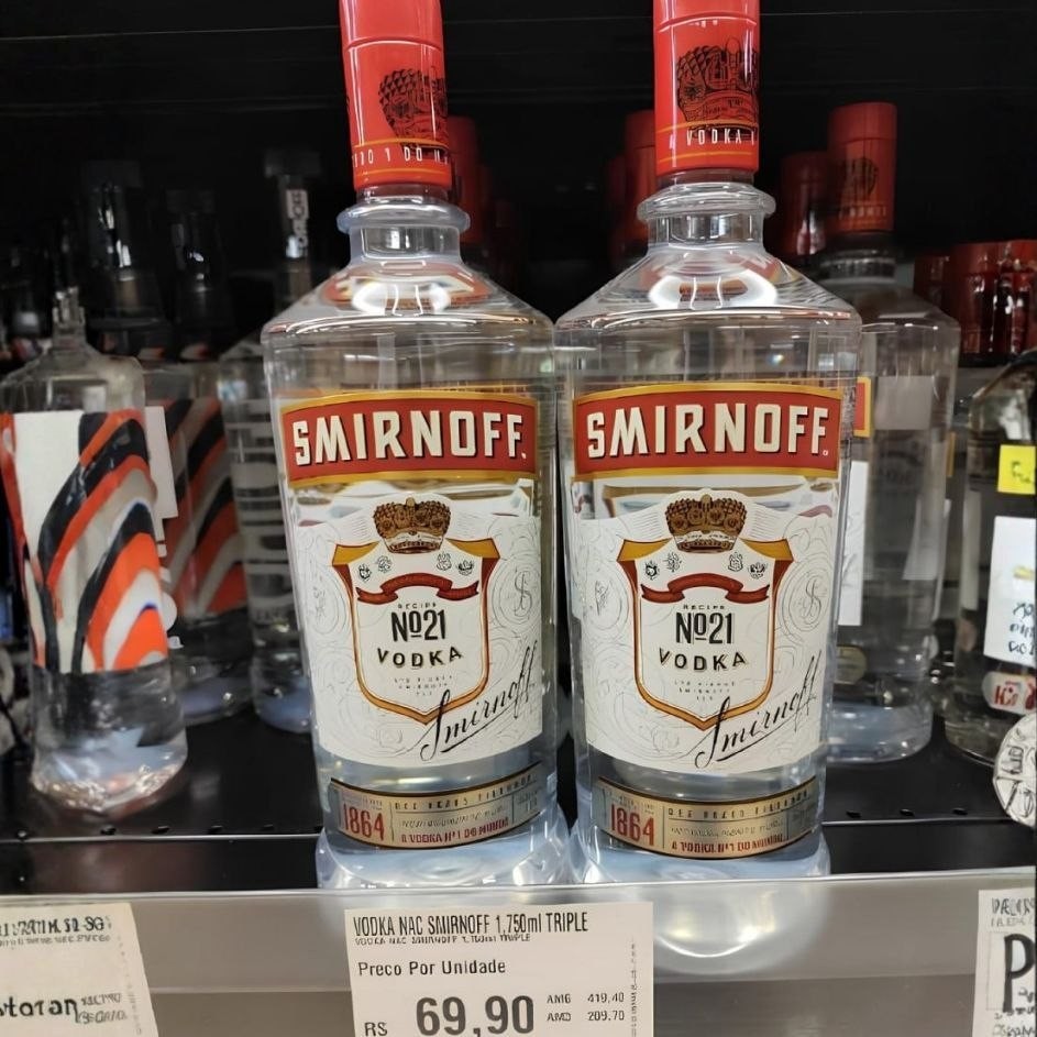 Smirnoff Vodka 1.75L