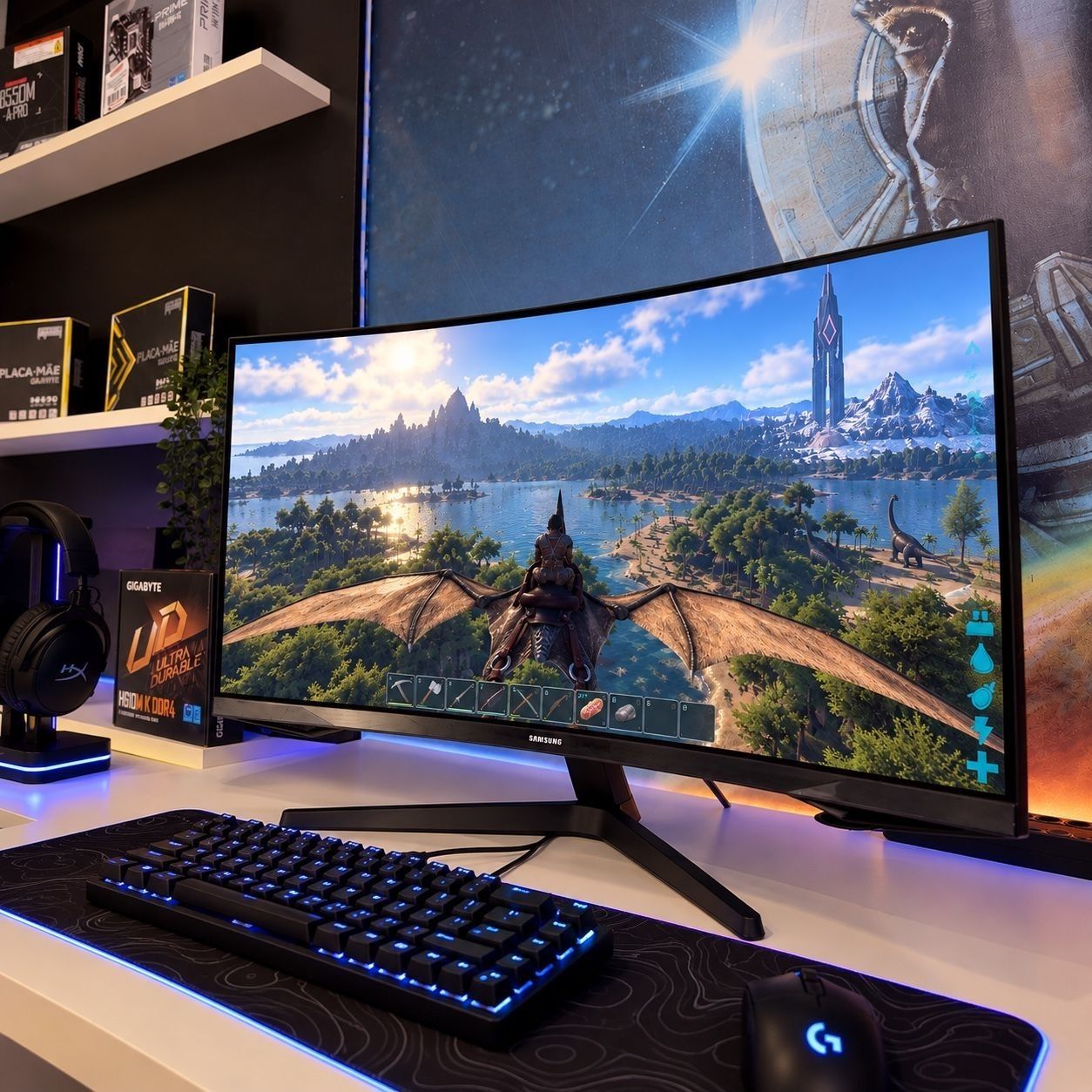 Monitor Gamer Samsung Odyssey G5 32" QHD 165hz 1ms