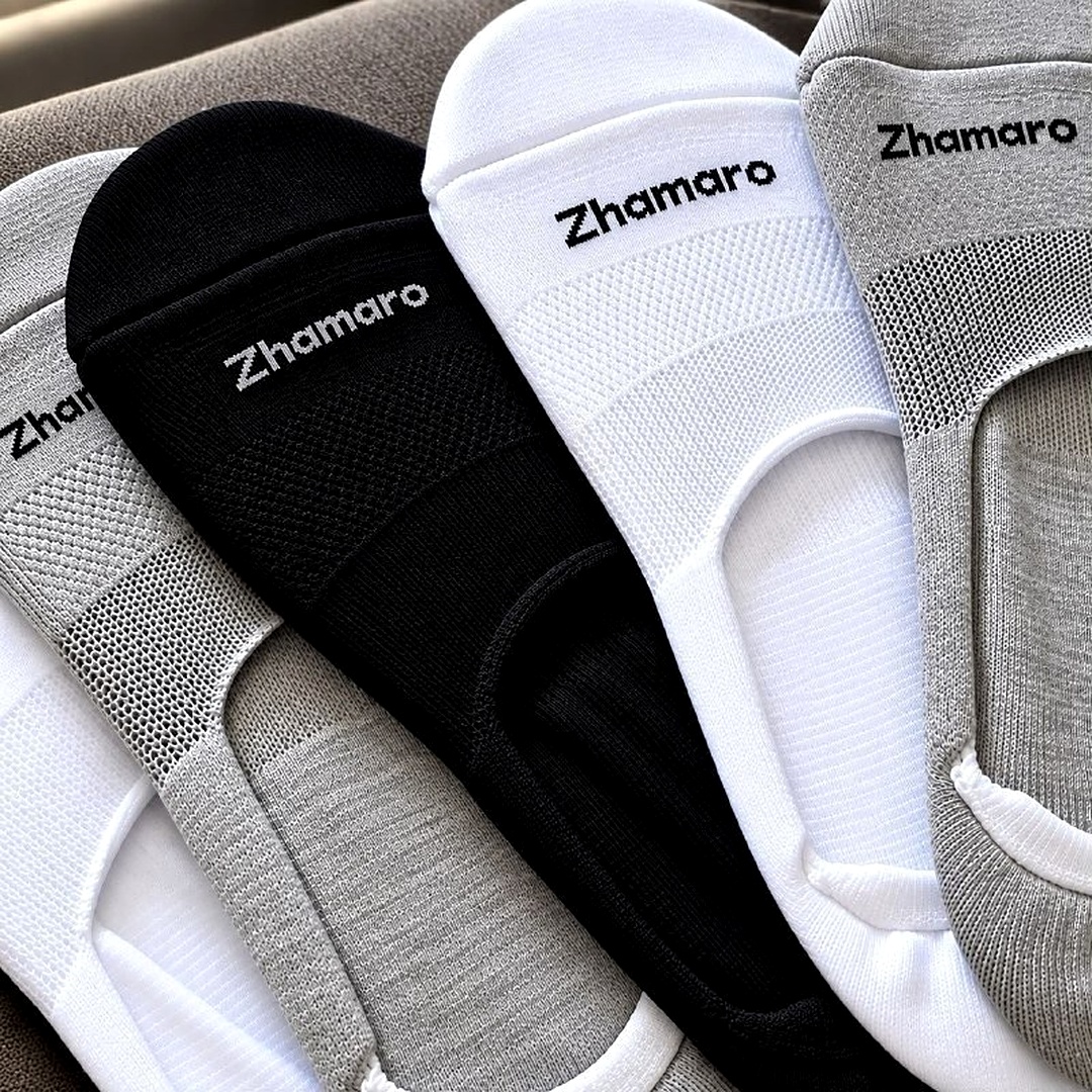 🧦 Kit com 10 Pares Meias Zhamaro Sapatilha Invisível