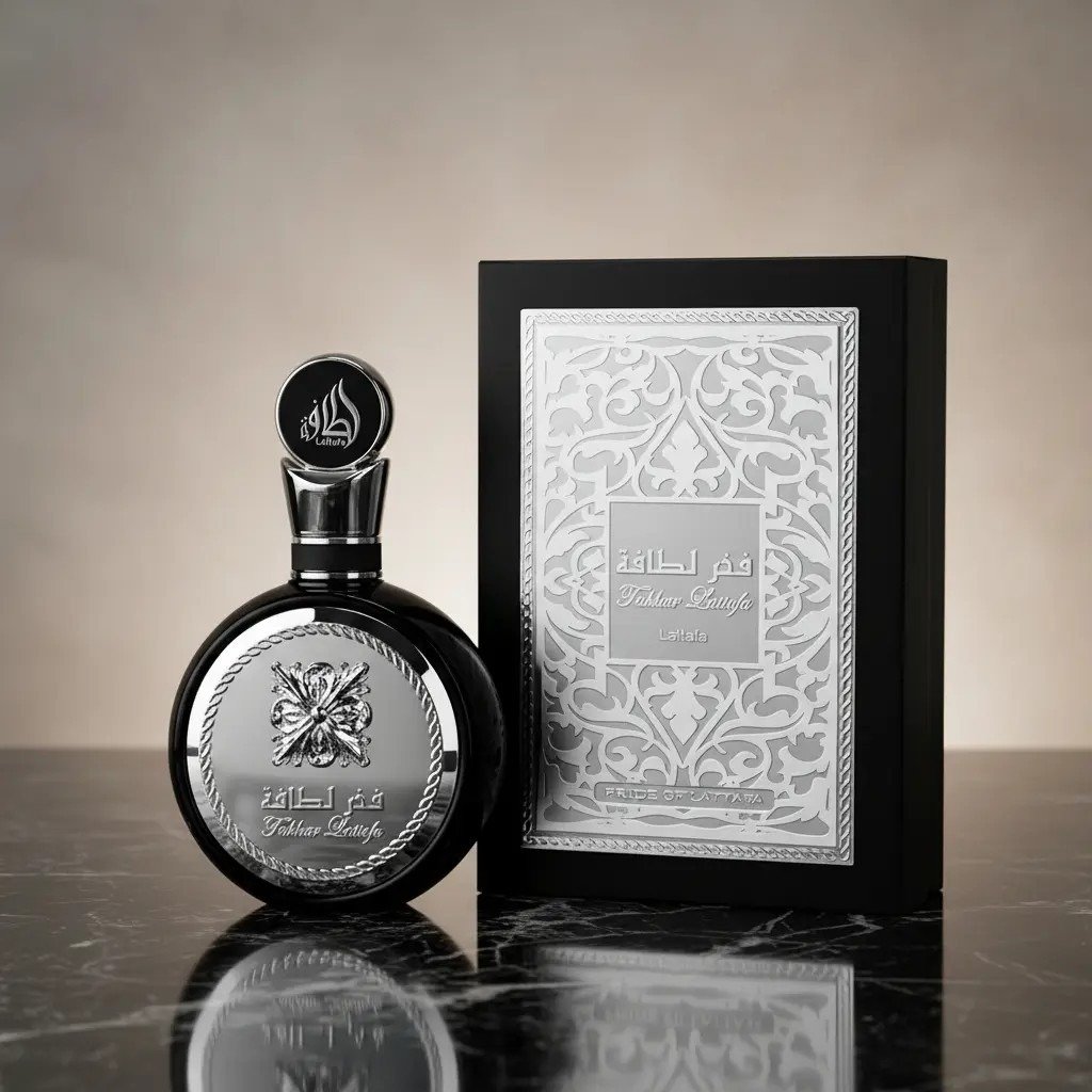 Perfume Lattafa Fakhar Black Masculino Eau de Parfum de 100ml