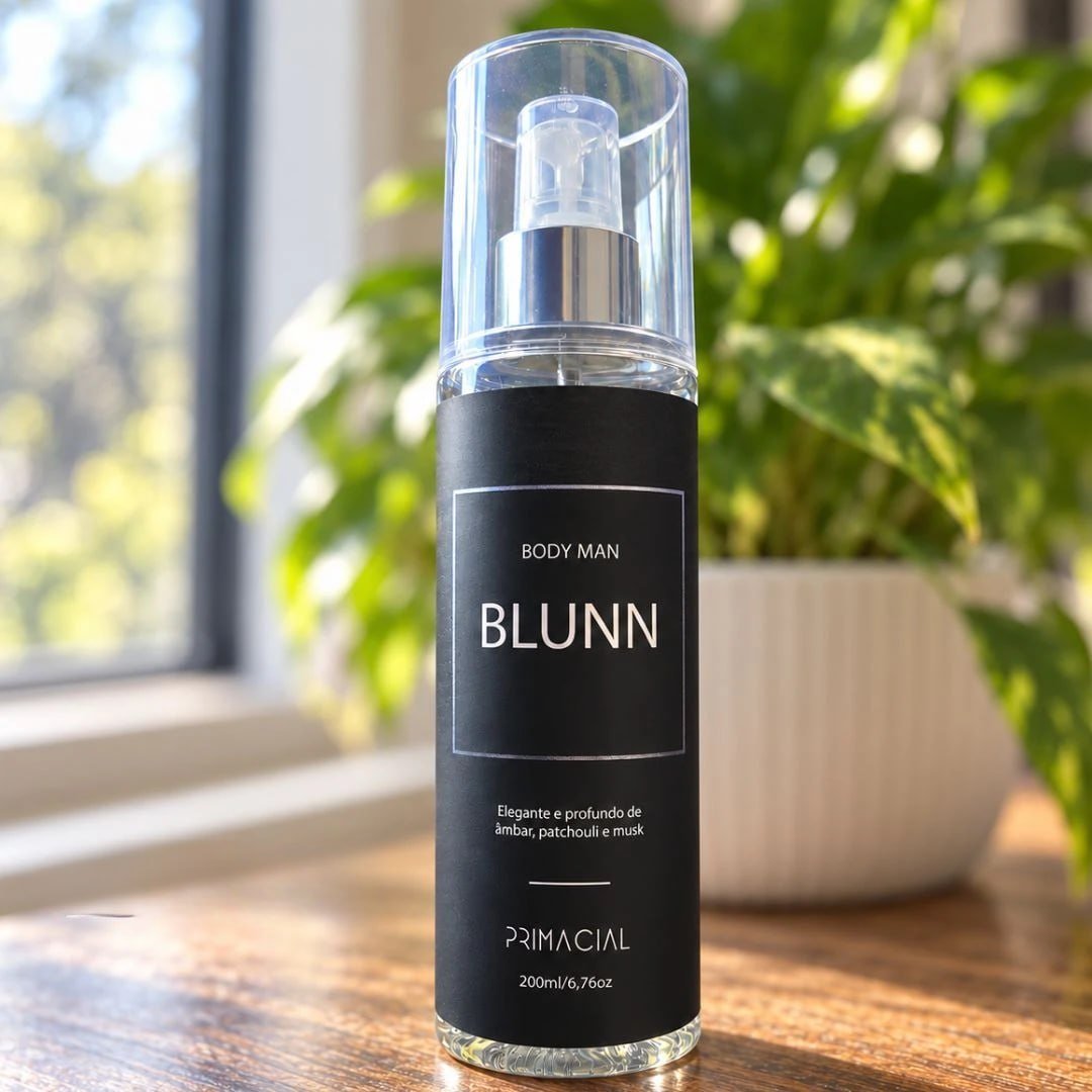 Body Splash Masculino Blunn 200ml By Primacial