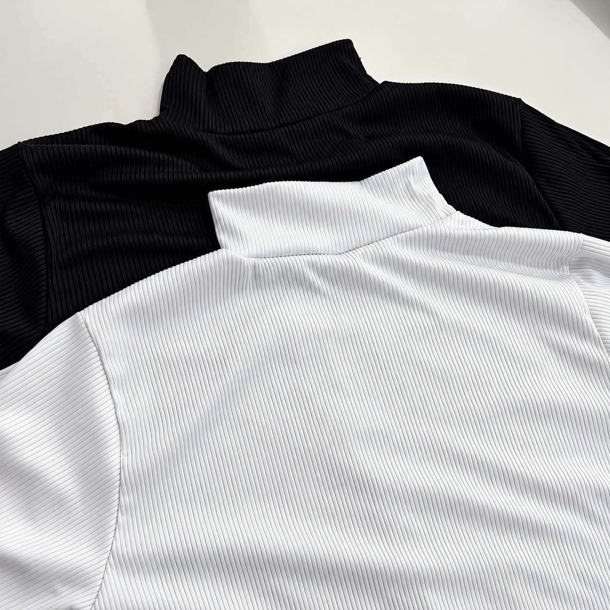 Kit 2 Blusa Cacharrel Masculino Gola Alta Canelado (P ao GG)