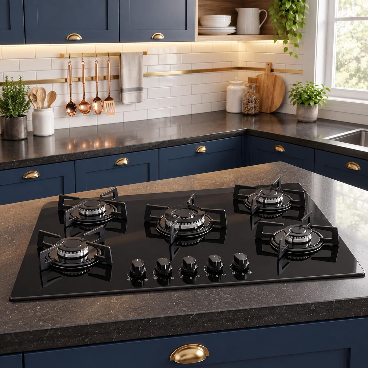 Cooktop 5 Bocas A Gás Philco Bivolt Pct05a