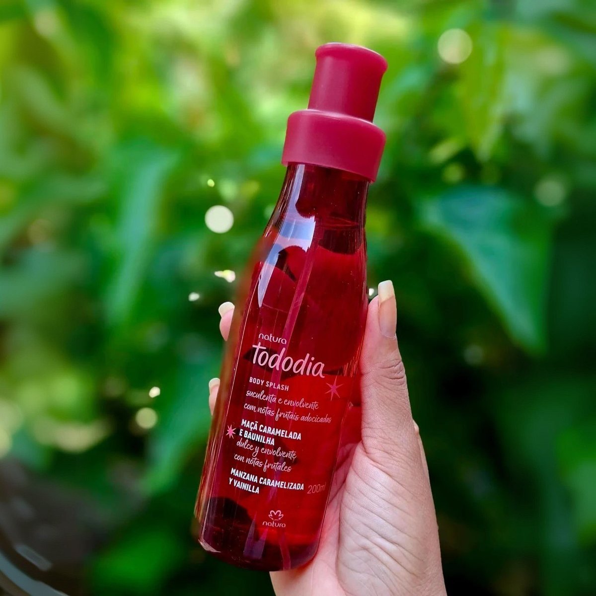 Body Splash Natura Tododia Maçã Caramelada E Baunilha 200 Ml