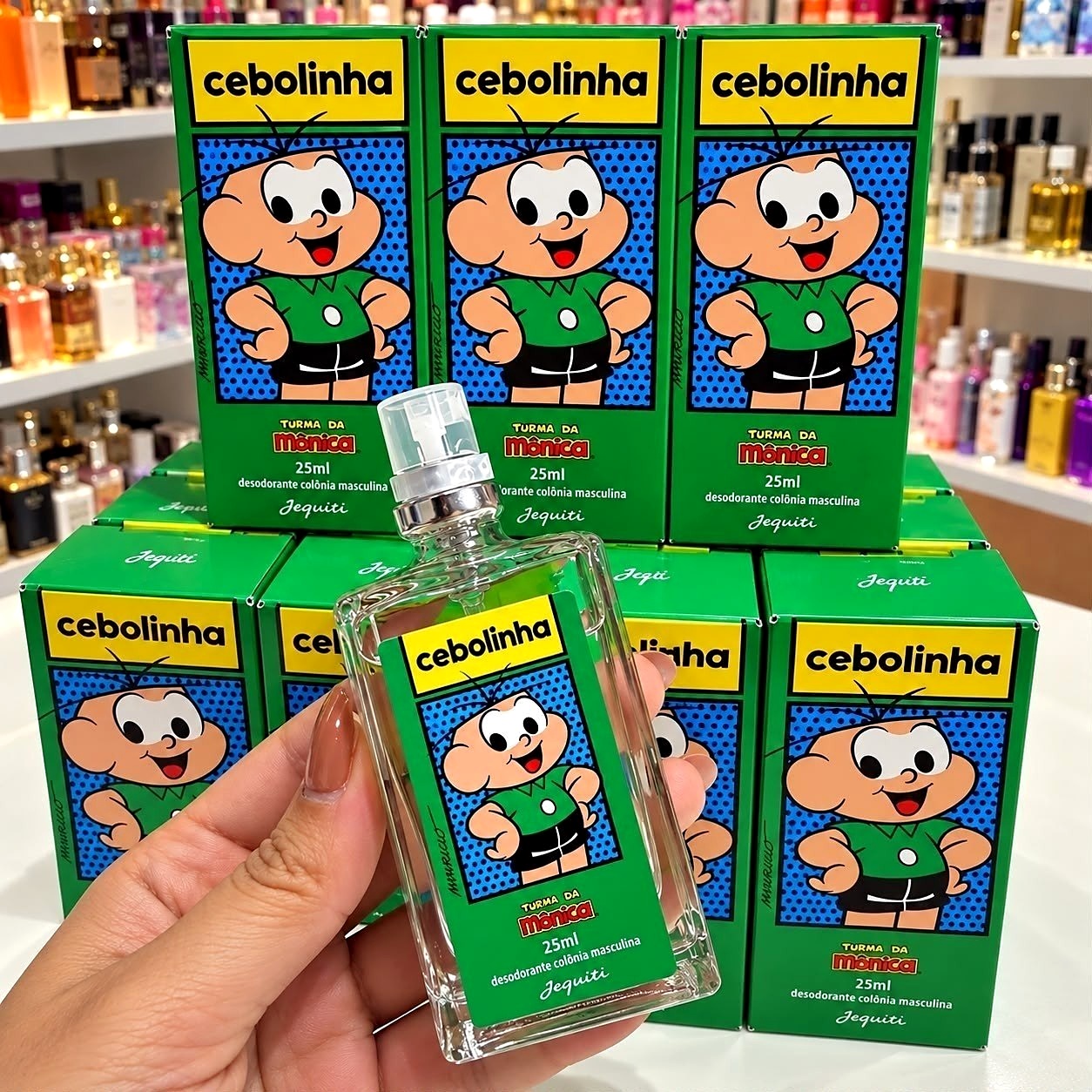 🧴 Perfume Cebolinha 25ml Edição Limitada Jequiti